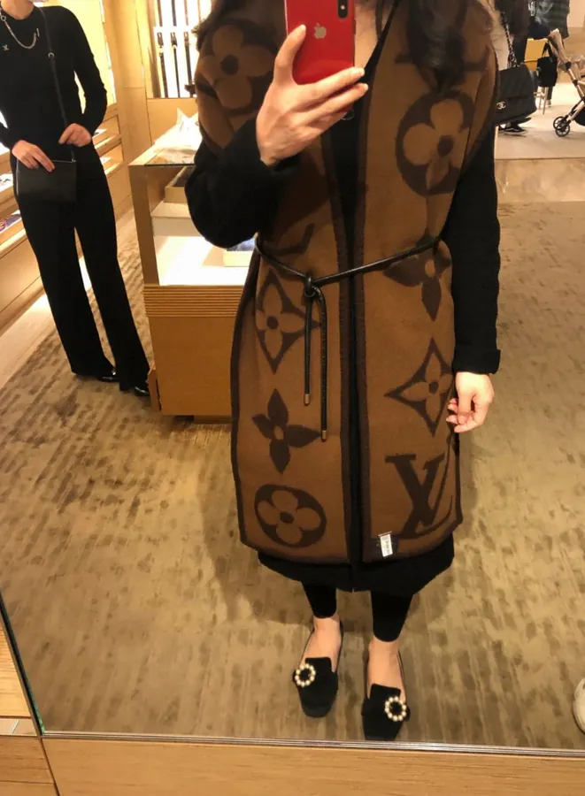 Luxury Double Sided Monogram Scarf