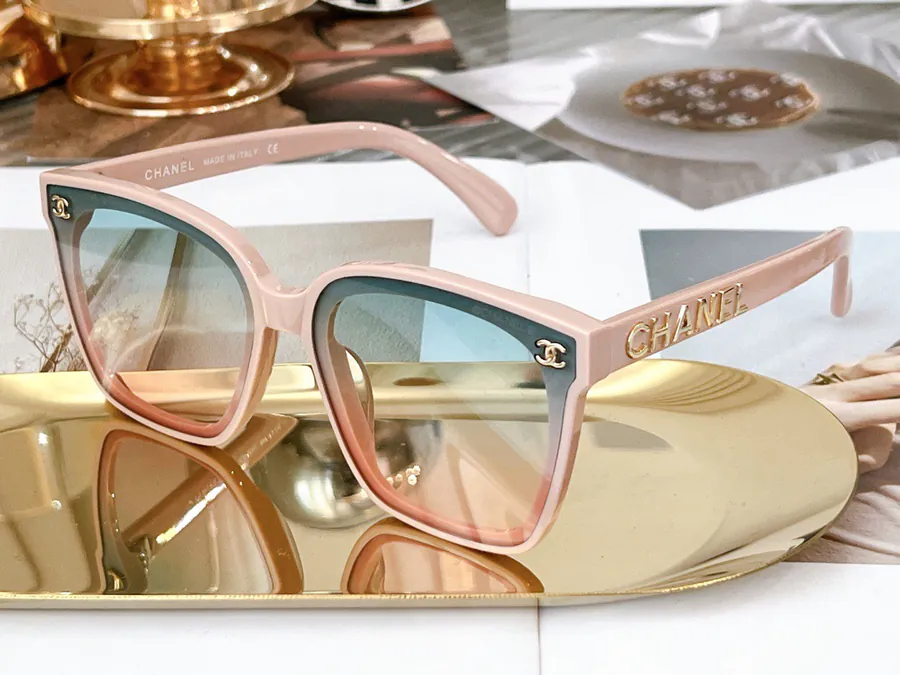 CHANEL 5421 Classic Style Sunglasses with Double C Logo