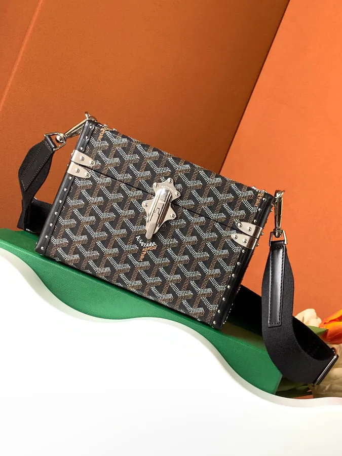 Goyard White Poplars Box Bag