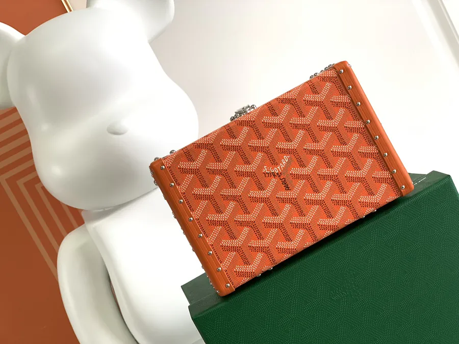 Goyard Minaudière Handcrafted Box Shape