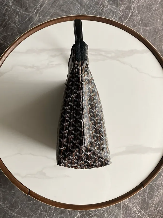 Goyard Hobo Shopping Bag with Artois Pattern and Meticulous Linen