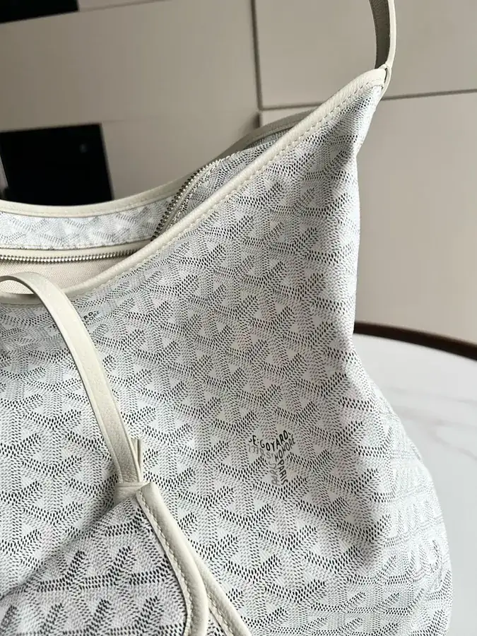 Goyard Hobo Shopping Bag Bohemian Style, Imported Calfskin
