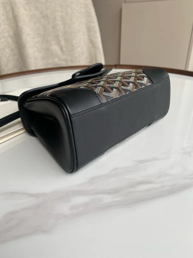 Goyard Saigon Small Bag with Wooden Handle