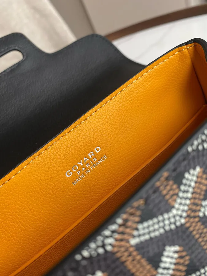 Goyard Saigon Small Bag with Wooden Handle