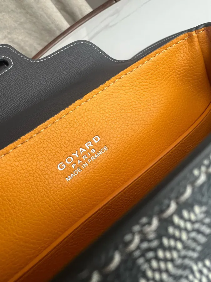 Goyard Saigon Small Bag with Wooden Handle