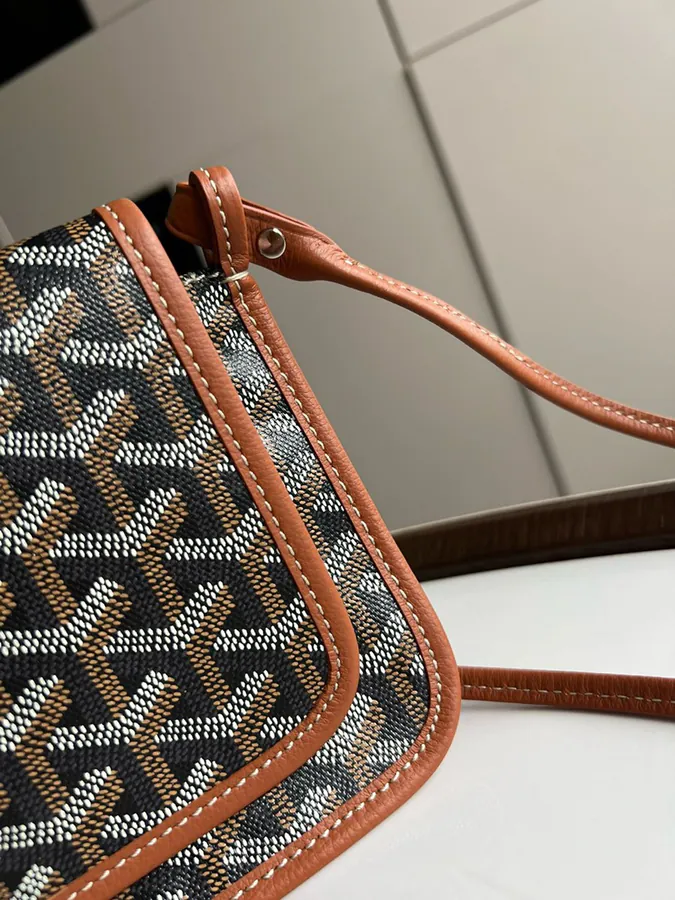 Goyard Envelope Bag Premium Italian Calfskin, Adjustable Strap, Daily Use