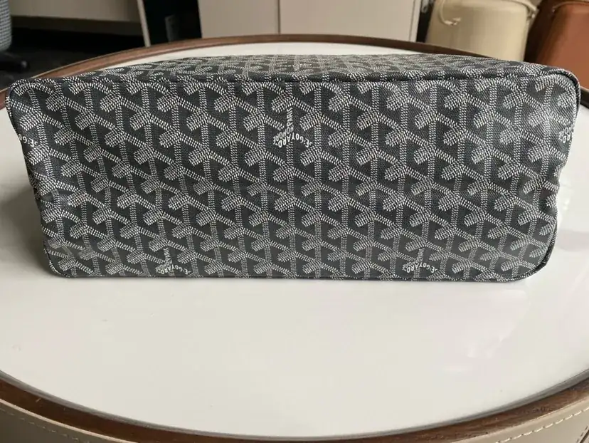 Goyard Hobo Shopping Bag with Artois Pattern and Meticulous Linen
