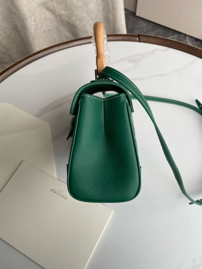 Goyard Saigon Small Bag with Handcrafted Wooden Handle