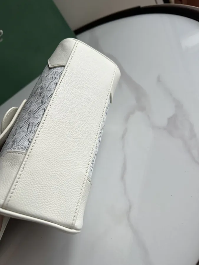 Goyard Saigon Small Handbag with Wooden Handle