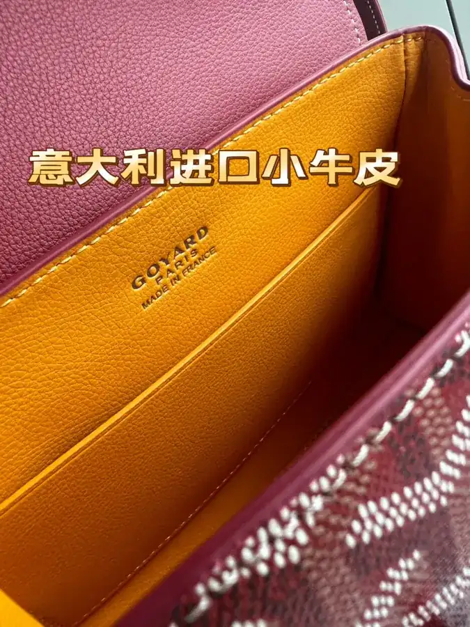 Goyard Saigon Mini Bag with Wooden Handle