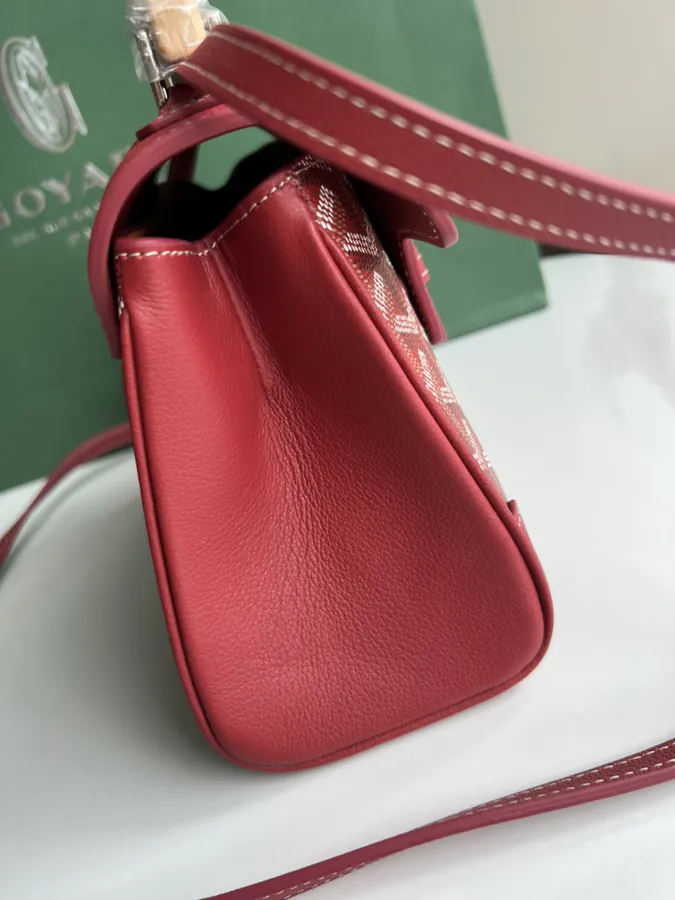 Goyard Saigon Mini Bag with Wooden Handle