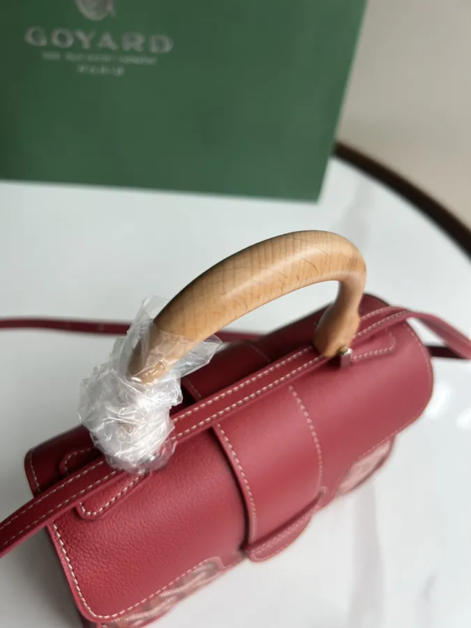 Goyard Saigon Mini Bag with Wooden Handle