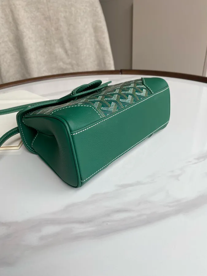 Goyard Saigon Small Bag with Wooden Handle