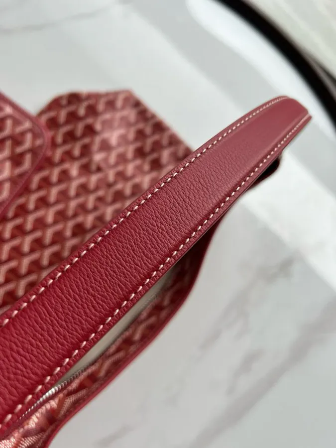 Goyard Hobo Shopping Bag with Artois Pattern and Canvas Lining