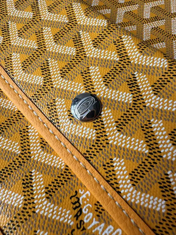 Goyard Hobo Shopping Bag with Artois Pattern and Meticulous Linen
