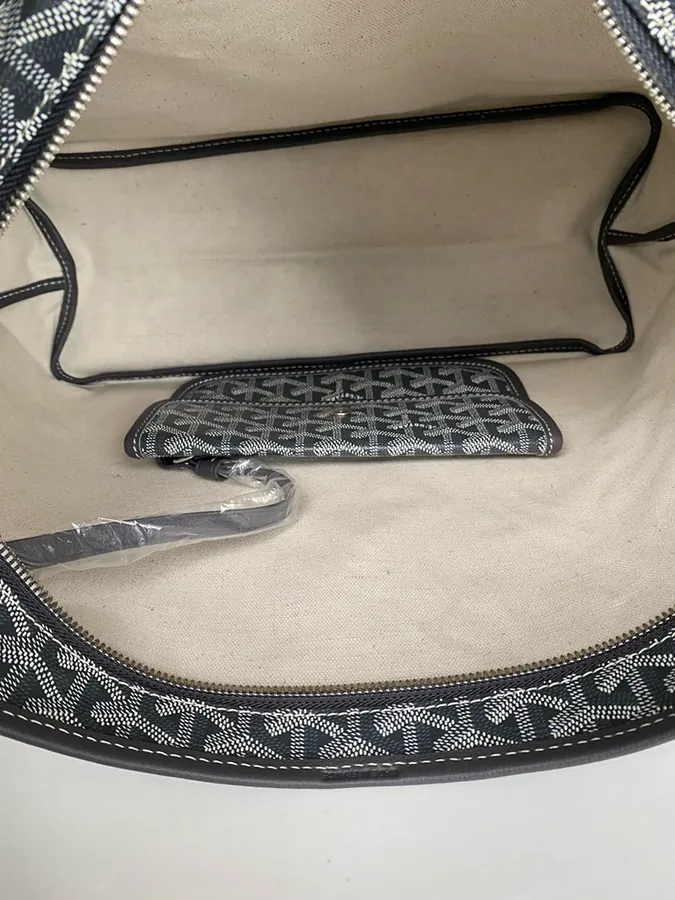 Goyard Hobo Shopping Bag with Artois Pattern and Linen Lining