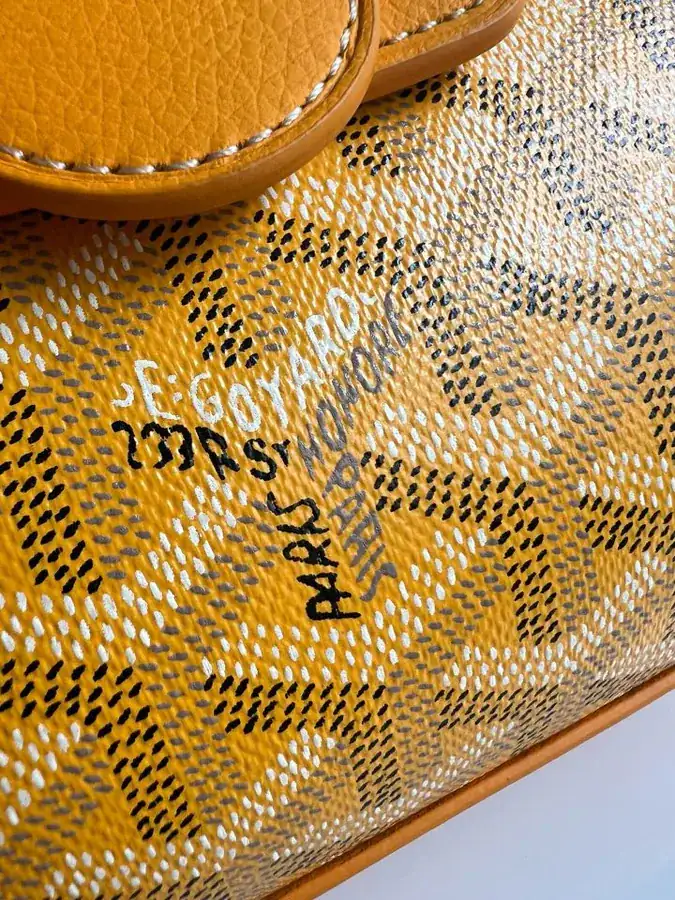 Goyard Saigon Small Bag with Wooden Handle