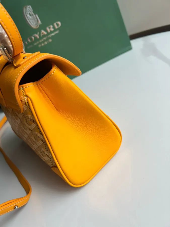 Goyard Saigon Small Bag with Wooden Handle
