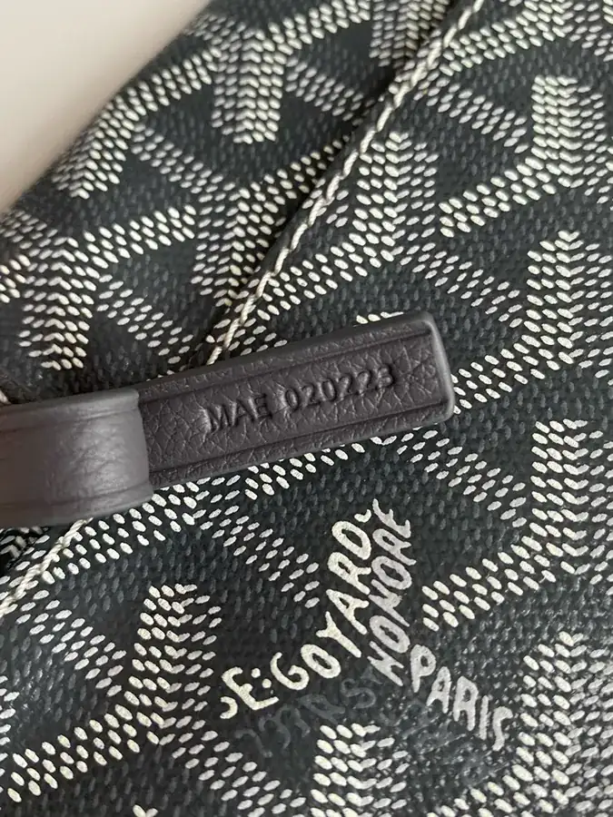 Goyard Hobo Shopping Bag with Artois Pattern and Canvas Lining
