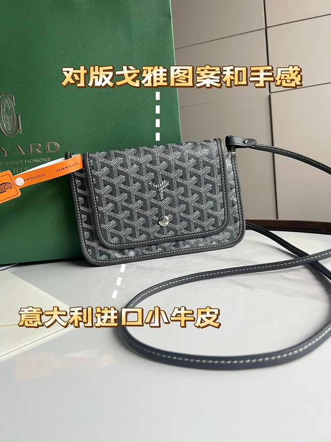 Goyard Envelope Bag Premium Italian Calfskin, Adjustable Strap, Lightweight Design