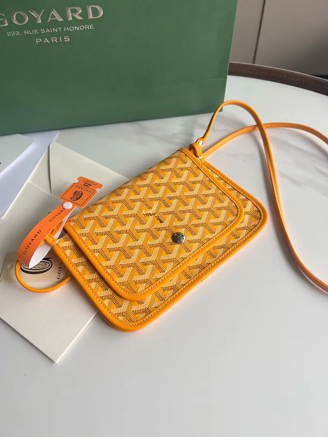 Goyard Envelope Bag Premium Italian Calfskin, Adjustable Strap, Versatile Design