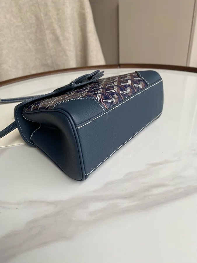 Goyard Saigon Small Bag with Handcrafted Wooden Handle
