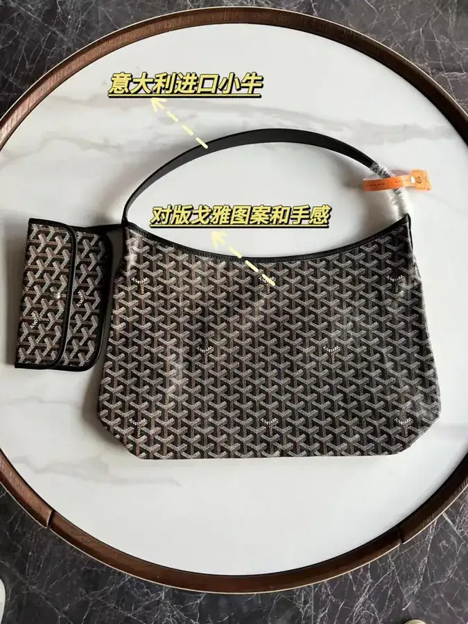 Goyard Hobo Bag Inspired by Bohemian Lifestyle, Semi Handmade