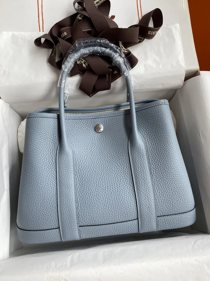 P950 Garden Party Handbag Semi Handmade with Taurillon Clemence Leather