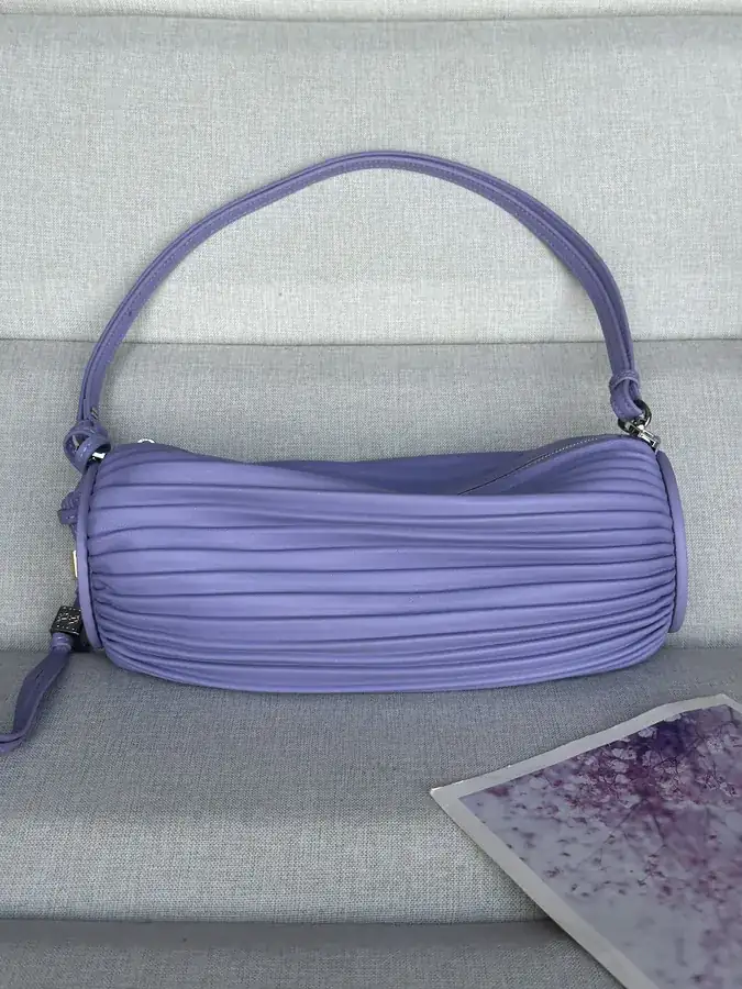 Anagram Folded Nappa Leather Wristlet