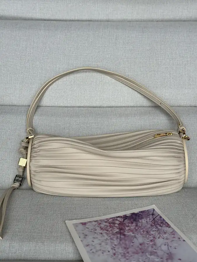 Anagram Folded Nappa Leather Bracelet Tote