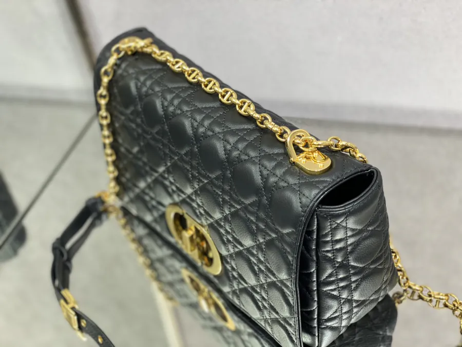 Caro Bucket Bag in Grained Calfskin
