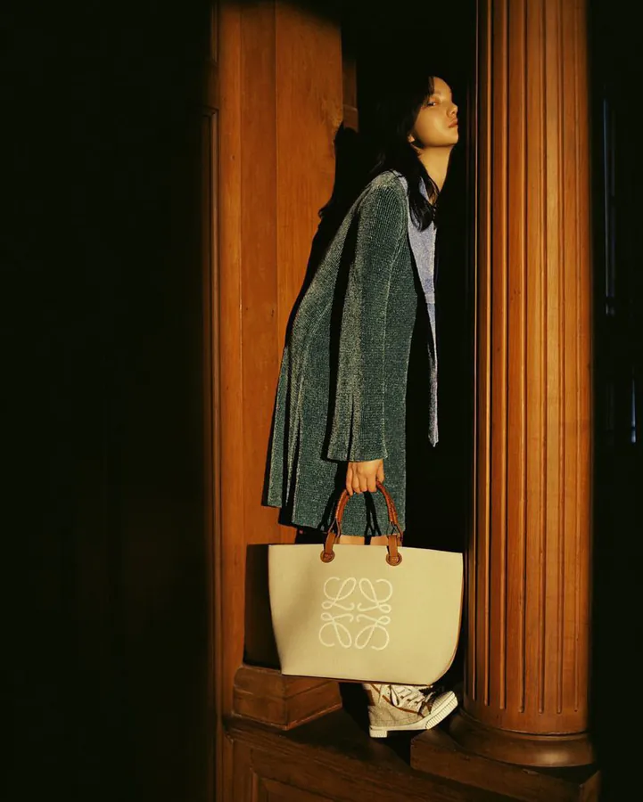 New Anagram Tote Print Handbag