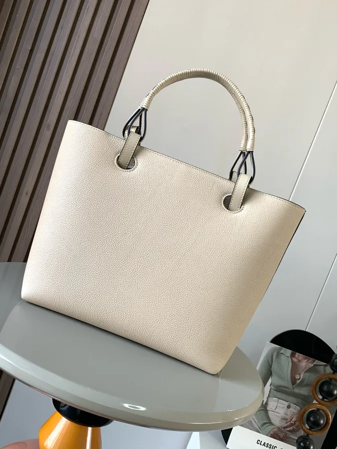 Anagram Tote with Print Elegant and Sophisticated