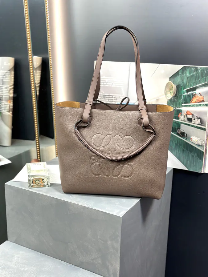 Anagram Tote with Print Elegant and Sophisticated