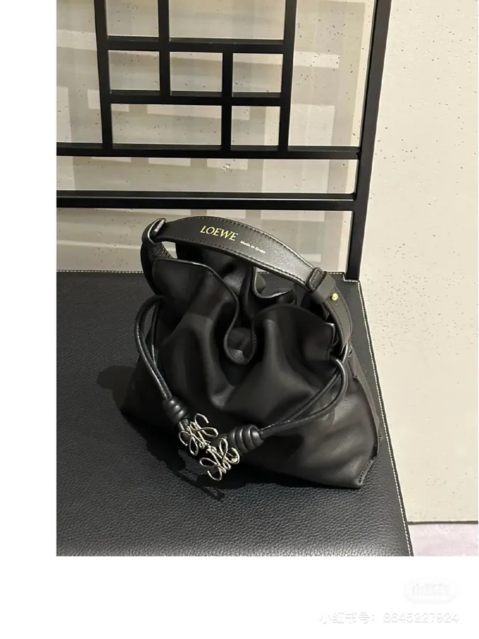 Lowe Single Strap Bucket Bag Brown