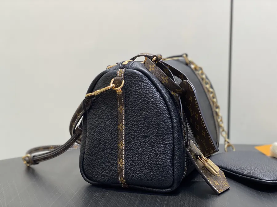 Speedy Bandoulière 25 Monogram Leather Crossbody Bag