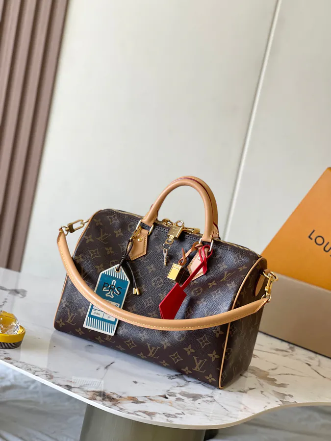 Speedy Soft 30 Dark Handbag with Original MB Packaging