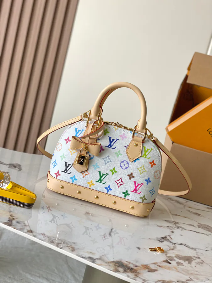 Alma BB Handbag in Grained Calfskin