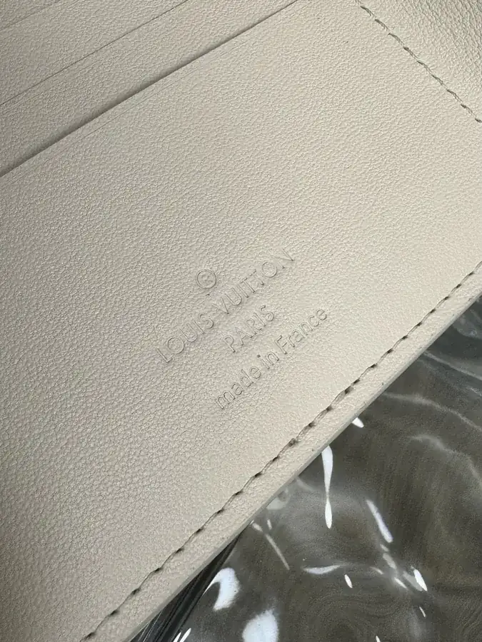 Georges Vuitton Monogram Wallet in Grained Calfskin