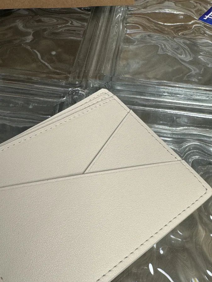 Georges Vuitton Monogram Wallet in Grained Calfskin