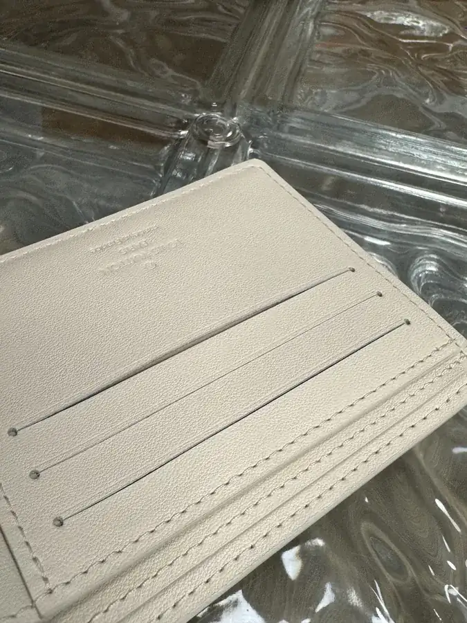 Georges Vuitton Monogram Wallet in Grained Calfskin