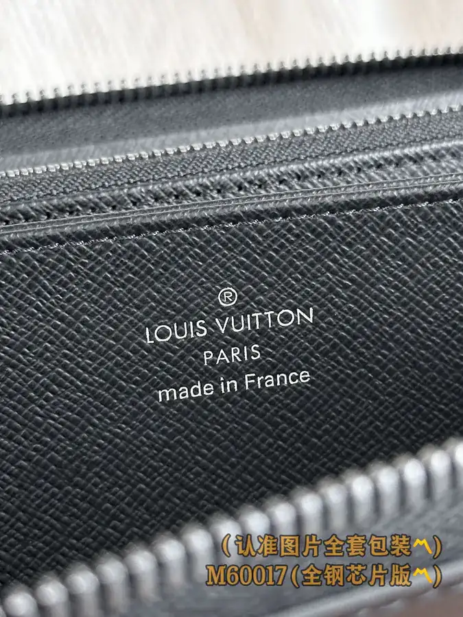 ZIPPY Zip Wallet with Monogram Canvas and Grained Calfskin Lining