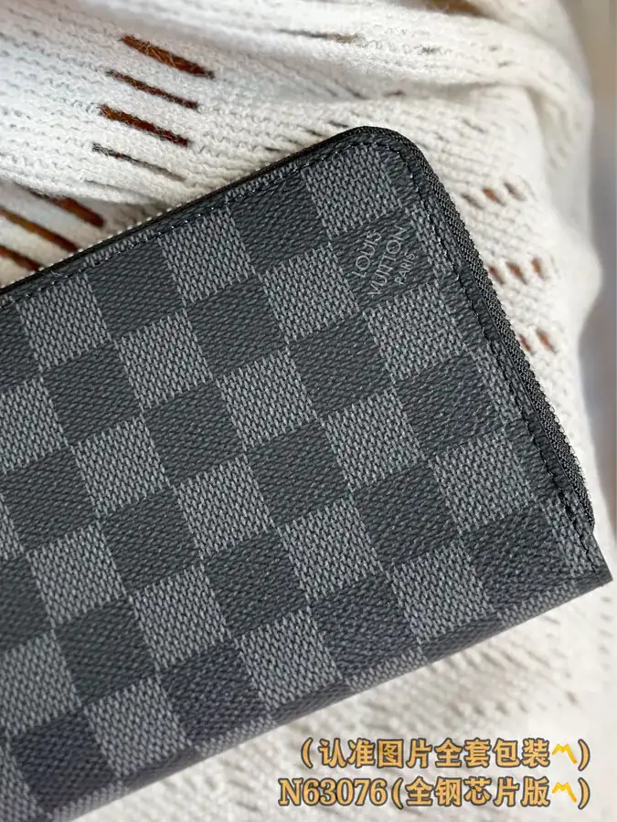 ZIPPY Zip Wallet with Monogram Canvas, Grained Calfskin Lining, Personalized Customization