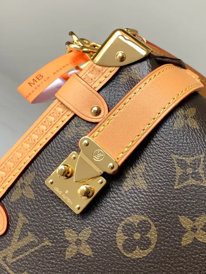 Petite Malle Handbag in Grained Calfskin