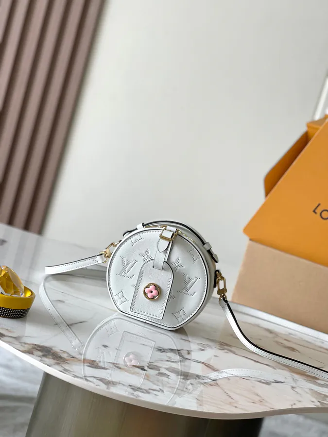 Mini Boite Chapeau Handbag with Premium MB Chip