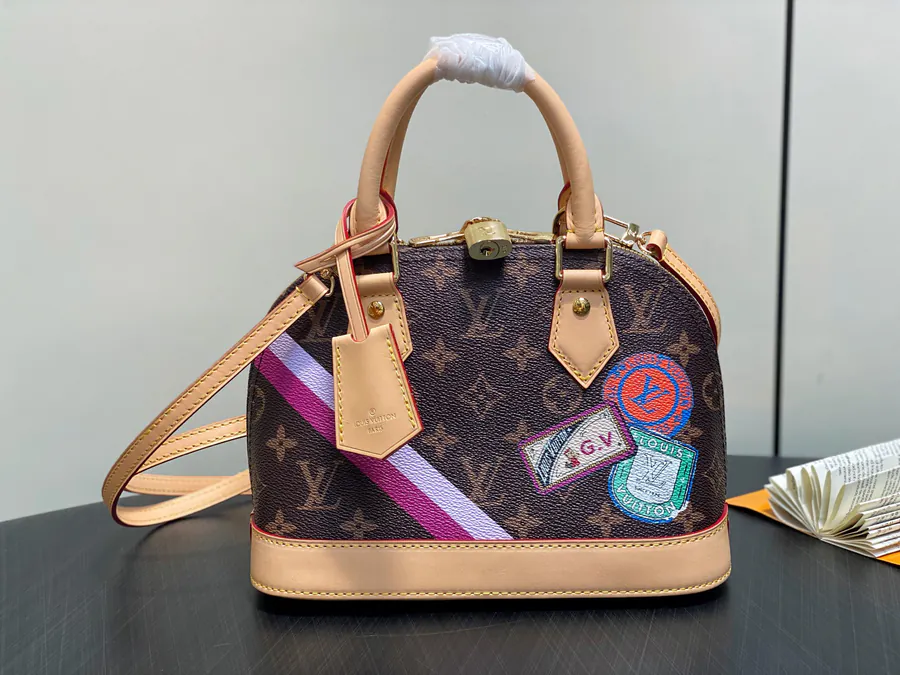 Mon Monogram Alma BB Jm Handbag