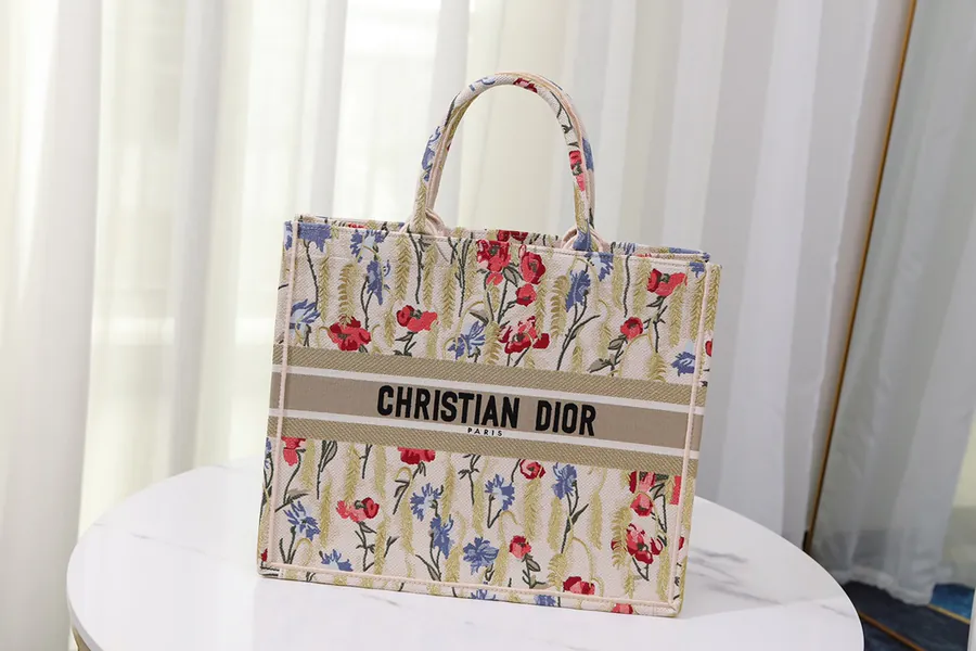 Dior Book Tote Large Bucket Bag