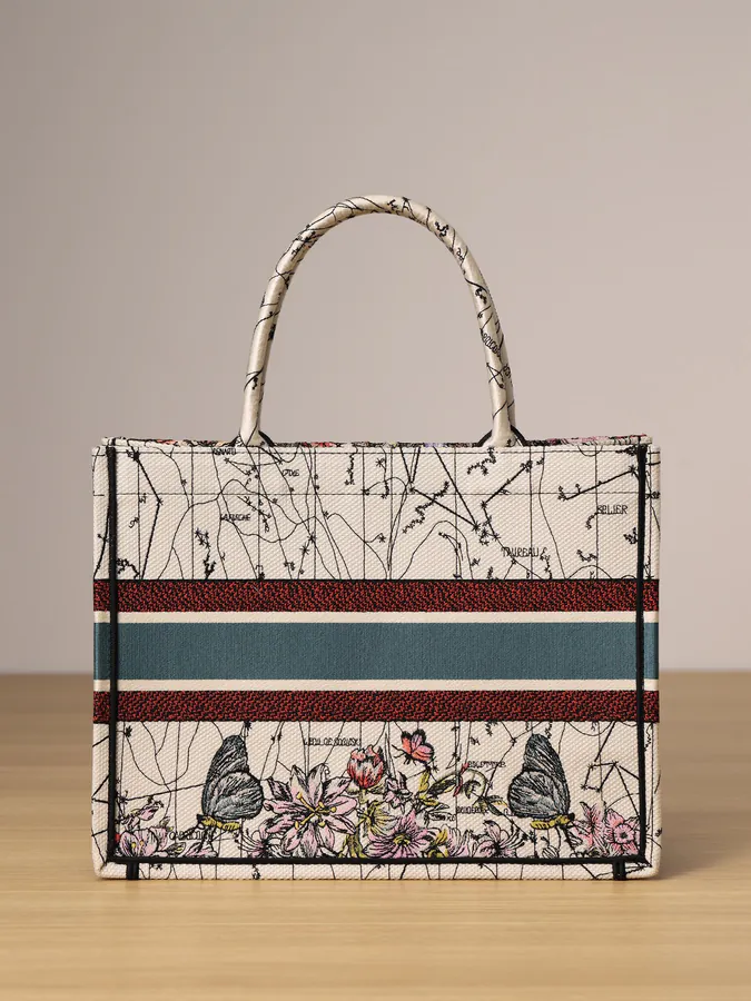 Dior Book Tote Handbag Medium Size, Meticulous Craftsmanship