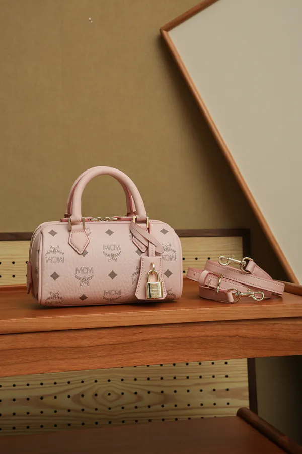 MCM Ella Visetos Mini Travel Bag