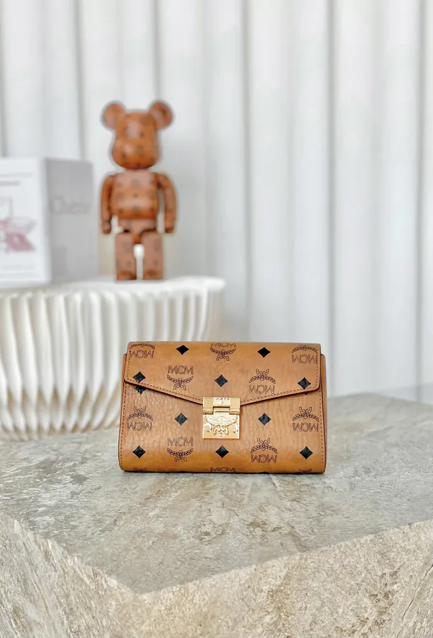 MCM Tracy Visetos Mini Crossbody Bag